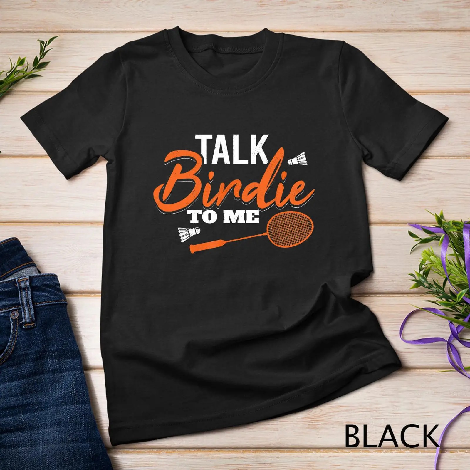 Badminton Talk - Maglietta Talk Birdie To Me Shuttlecock