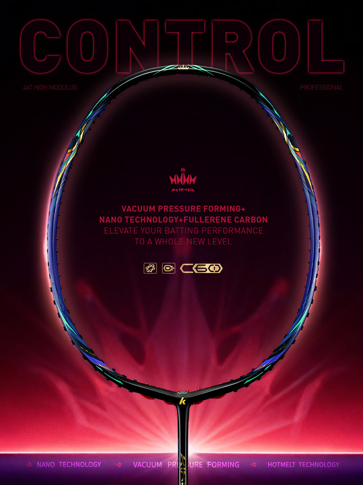 Badminton Yonex String - Racchetta da badminton professionale Kawasaki KING