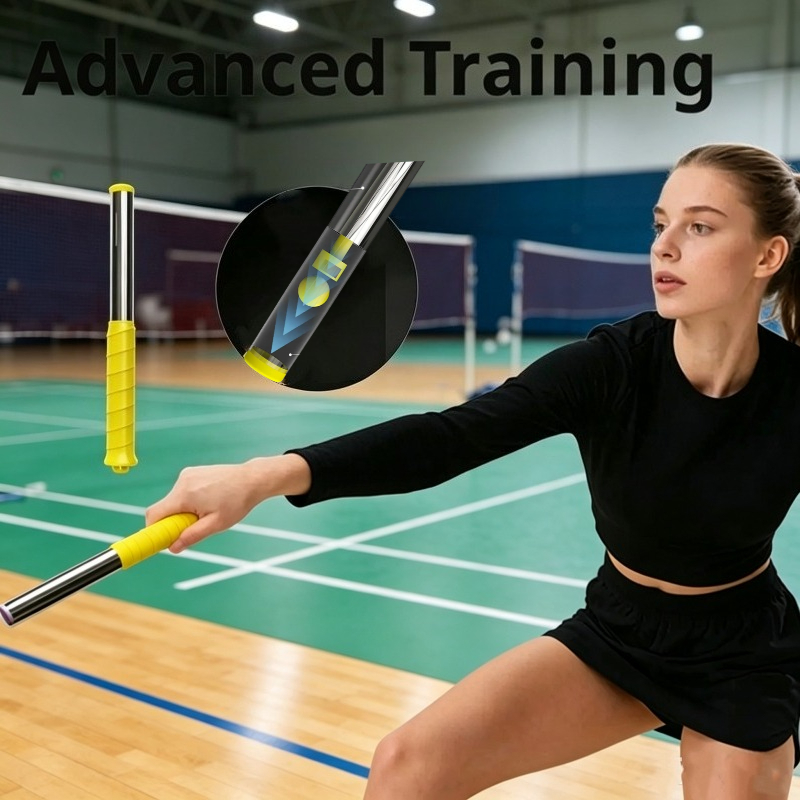 Badminton Forehand - 1 pezzo di attrezzo giallo per